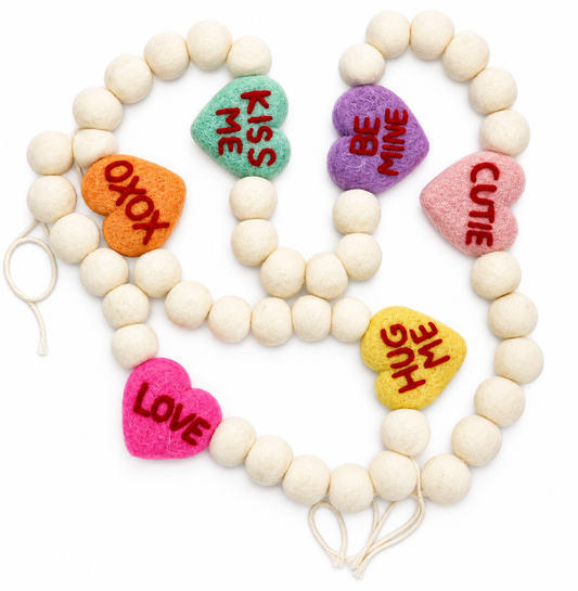 Valentine's Day Conversation Hearts Garland